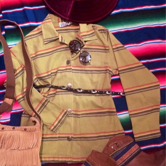 Vintage Tops - Vintage 90's Chico's Southwestern Bohemian M / L